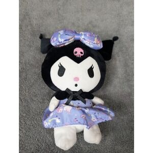 Cute Purple Skirt Kuromi Doll Toy Soft Plush Stuffed Toy